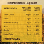 Nutty Millet Crunch Energy Bar